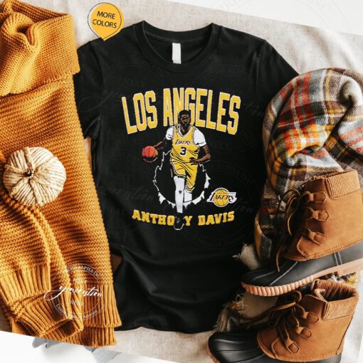 Lakers anthony davis bustin’ through shirts