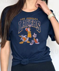 Los Angeles Lakers Junk Food Mickey Squad Qb T-shirt