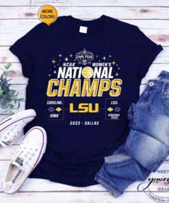 Lsu Tigers Women’s 2023 Ncaa Womens Basketball National Champions Buzzer Stars T-Shirt