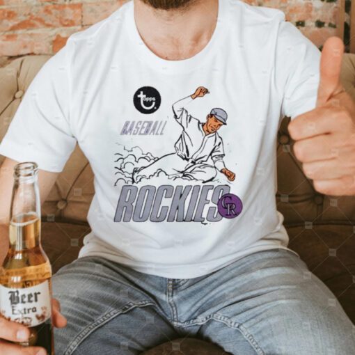 MLB x Topps Colorado Rockies shirt