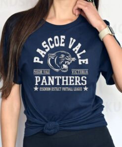 Pascoe Vale victoria Panthers Football League tshirts