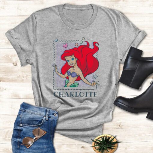 Personalized Name Little Mermaid Ariel shirts