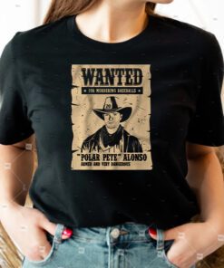 Pete Alonso Wanted Poster TShirts