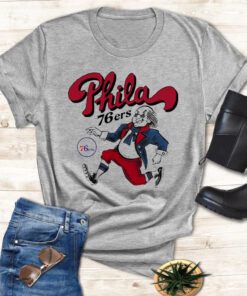 Philadelphia 76ers Benjamin Franklin Madness T Shirt