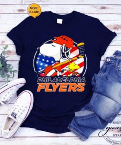 Philadelphia Flyers Ice Hockey Snoopy And Woodstock NHL t shirts