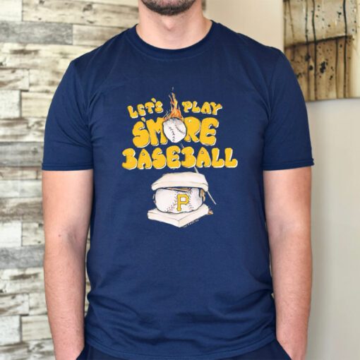 Pittsburgh Pirates Lets Play Smoke Baseball TShirt