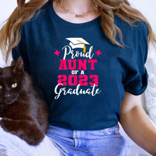 Proud Aunt of 2023 Graduate T-Shirts