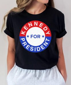 Robert F. Kennedy Jr Wearing Kennedy For President T Shirts