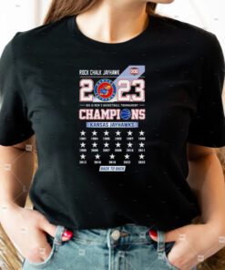 Rock Chalk Jayhawks 2023 Big 12 Men’s Basketball Tournament Champions Kansas Jayhawks Back To Back t-shirt