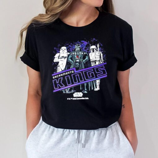 Sacramento kings Star wars 2023 NBA tshirt