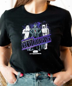 Sacramento kings Star wars 2023 NBA tshirts