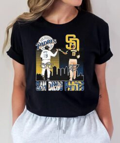 San Diego Padres Tony Gwynn And Manny Machado Signatures T Shirts