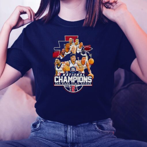 San Diego State Aztecs Team 2023 Division I Basketball National Champions tshirts