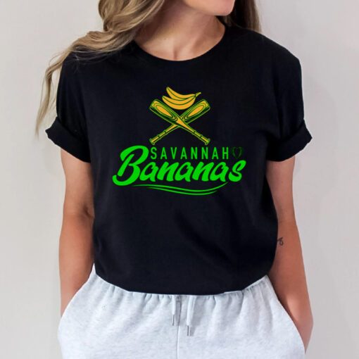 Savannah Bananas Baseball Design Logo t-shirt