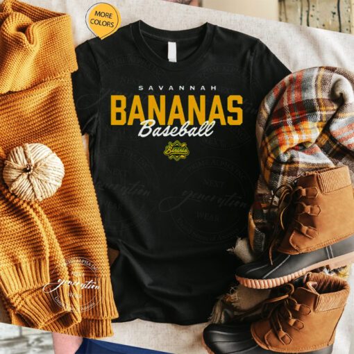 Savannah Bananas Text Banana Ball T-Shirt