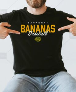 Savannah Bananas Text Banana Ball T-Shirts
