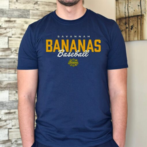 Savannah Bananas Text Banana Ball TShirts