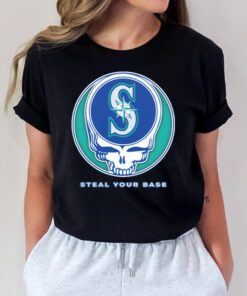 Seattle Mariners Steal Your Base Athletic T Shirts