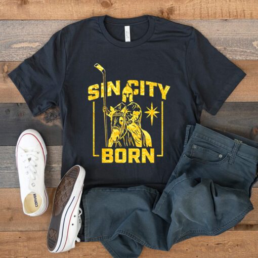 Sin city born Vegas Golden Knights tshirt