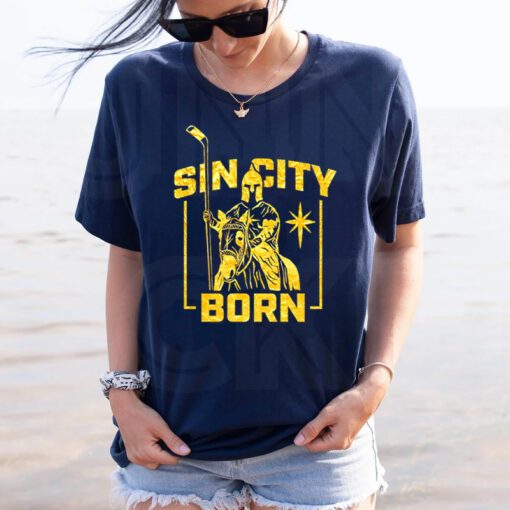 Sin city born Vegas Golden Knights tshirts