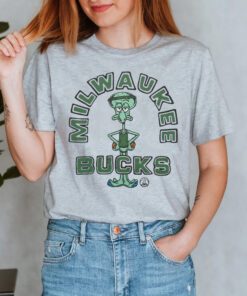 SpongeBob Squidward X Milwaukee Bucks T-Shirt