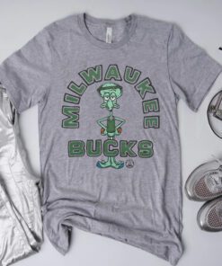 SpongeBob Squidward X Milwaukee Bucks T-Shirts