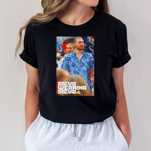 Steven Adams Stevo Wearing Stevo t-shirt
