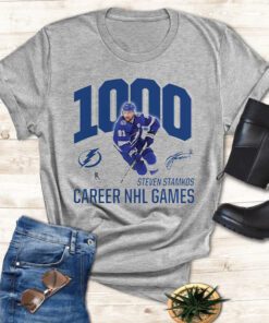 Steven Stamkos Tampa Bay Lightning Fanatics Branded 1000 Career Games T-Shirts