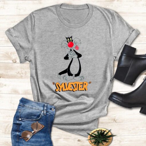 Sylvester Looney Tunes Retro Laughs Shirts