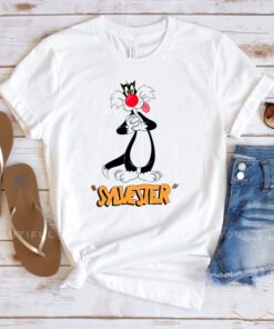 Sylvester Looney Tunes Retro Laughs T Shirt