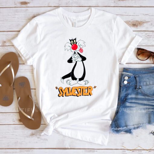 Sylvester Looney Tunes Retro Laughs T Shirt