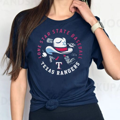 Texas Rangers Lone Star State Baseball T Shirts