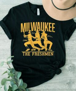 The Freshmen Milwaukee Brewers Brice Turang Joey Wiemer Garrett Mitchell T-Shirt