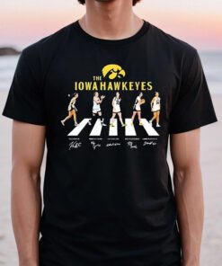 The Iowa Hawkeyes Womens Basketball Players Abbey Road T-Shirt