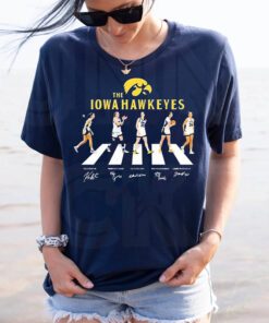 The Iowa Hawkeyes Womens Basketball Players Abbey Road T-Shirts