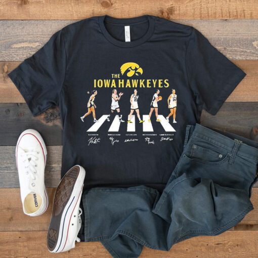 The Iowa Hawkeyes Womens Basketball Players Abbey Road TShirts