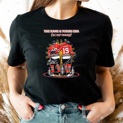 The Kane And Toews Era 2007-2023 Chicago Blackhawks Signatures TShirt