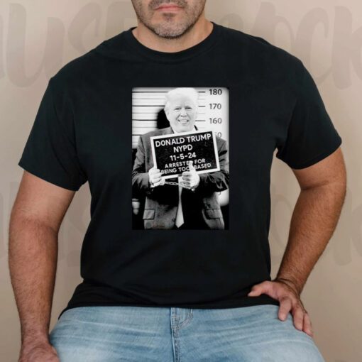 The Mugshoot Donald Trump NYPD t-shirt