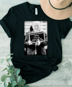 The Mugshoot Donald Trump NYPD t-shirts