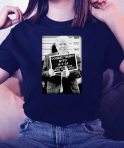 The Mugshoot Donald Trump NYPD tshirts