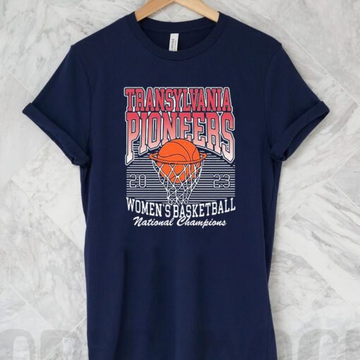 The National Champions 2023 Transylvania Pioneers Womens Basketball TShirts