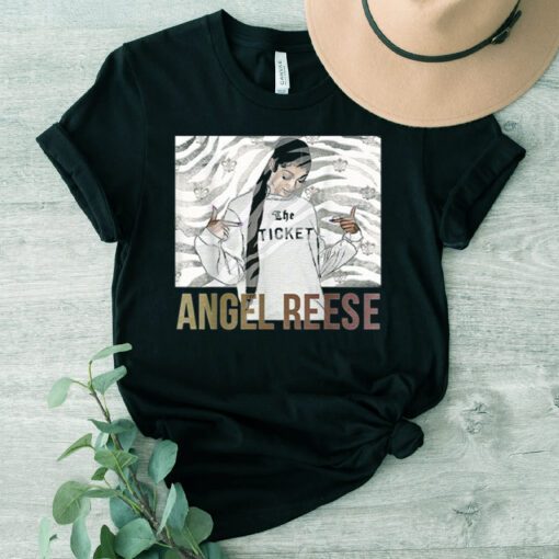 The Sports Art Angel Reese tshirt