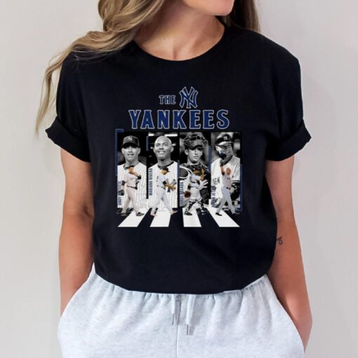 The new york yankees baseball signature 2023 t shirts
