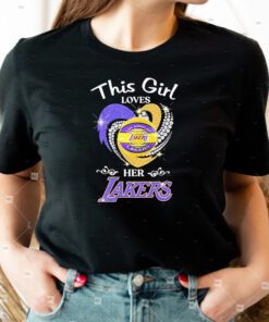 This Girl Loves Her Los Angeles Lakers 2023 Nba Playoff TShirts