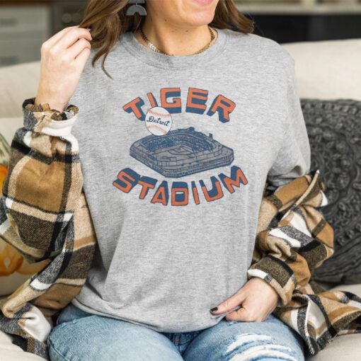 Tiger Stadium Detroit T Shirts