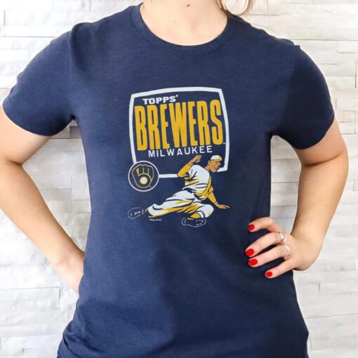 Topps Milwaukee Brewers baseball t shirts