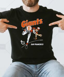 Topps San Francisco Giants baseball t shirt
