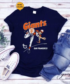 Topps San Francisco Giants baseball t shirts