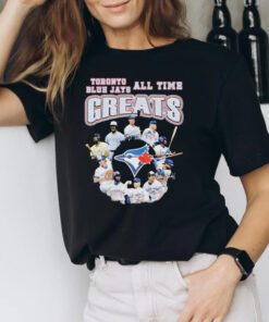 Toronto Blue Jays All Time Greats Team Signature T-Shirts