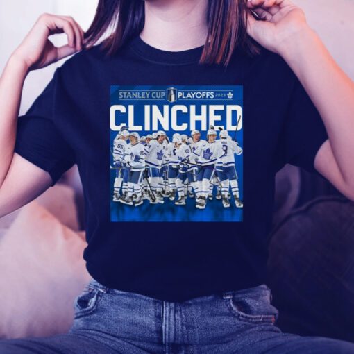 Toronto Maple Leafs 2023 Stanley Cup Playoffs Clinched tshirts